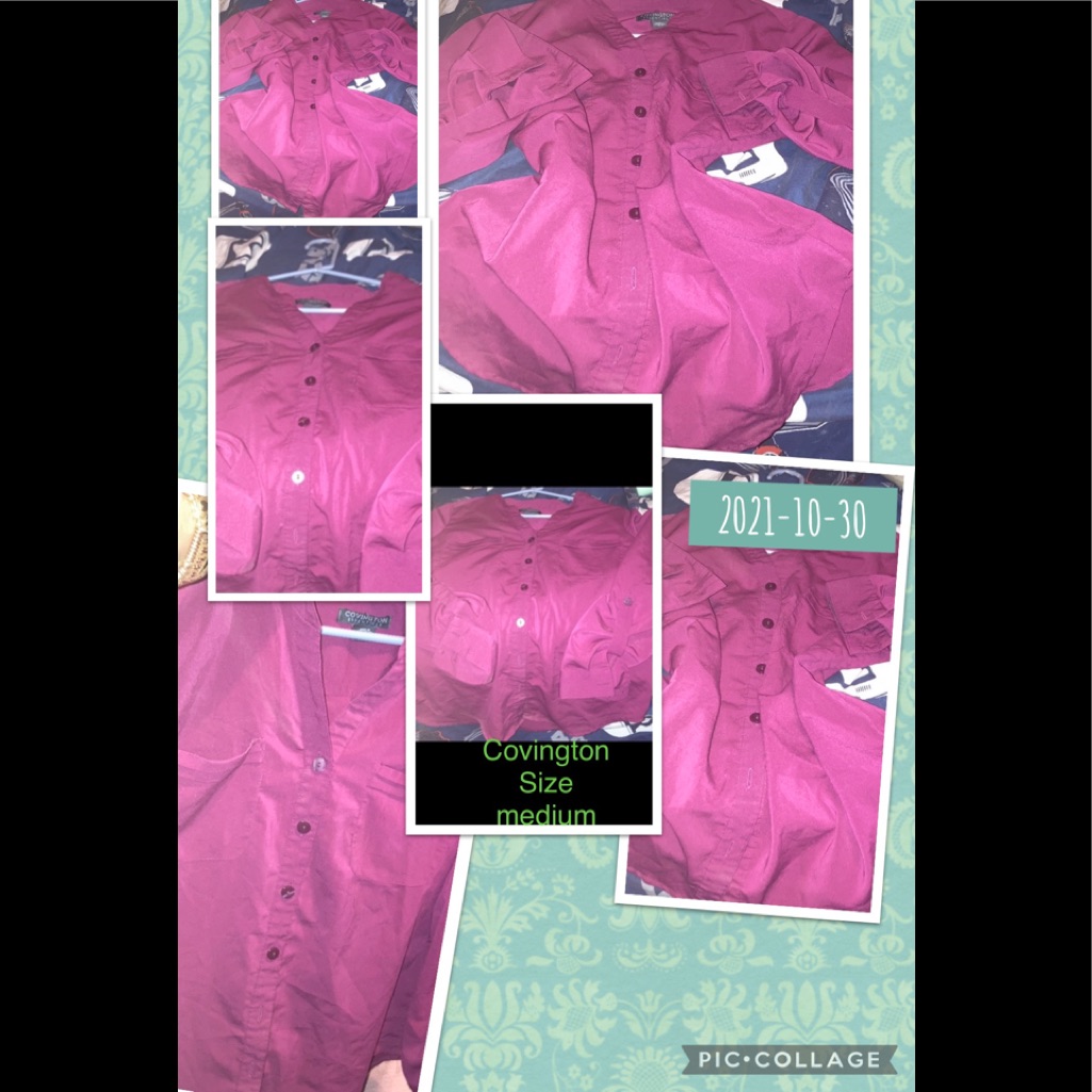 Covington Button Blouse